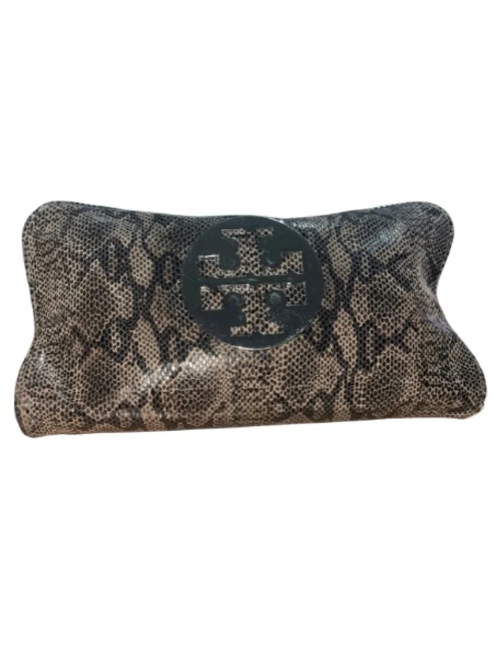✨RARE FIND✨Tory Burch Reva Python Print Clutch